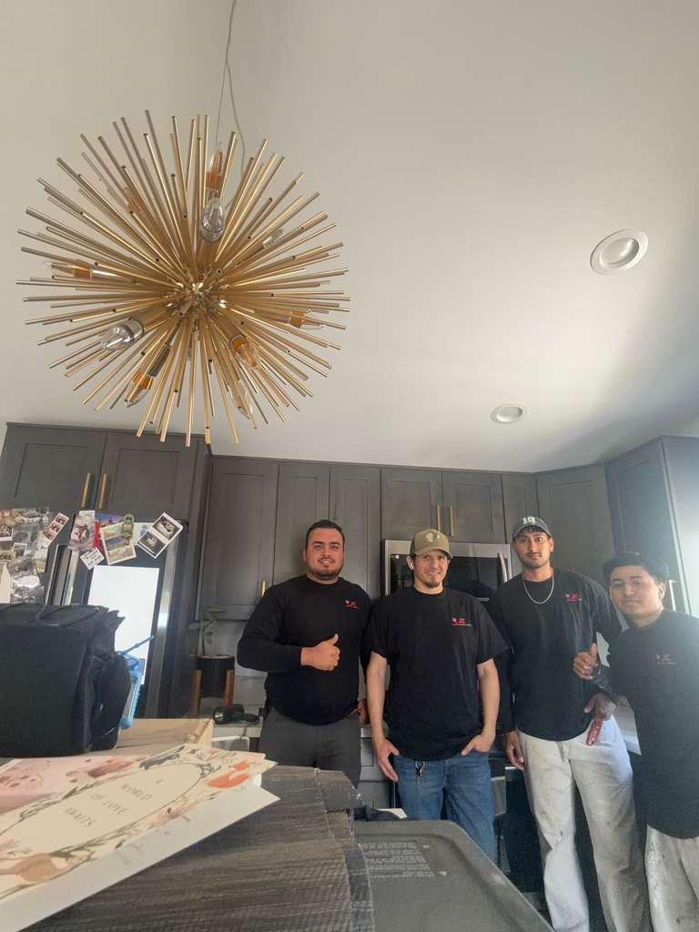 JC Painting Construction team after completing kitchen remodel San Diego